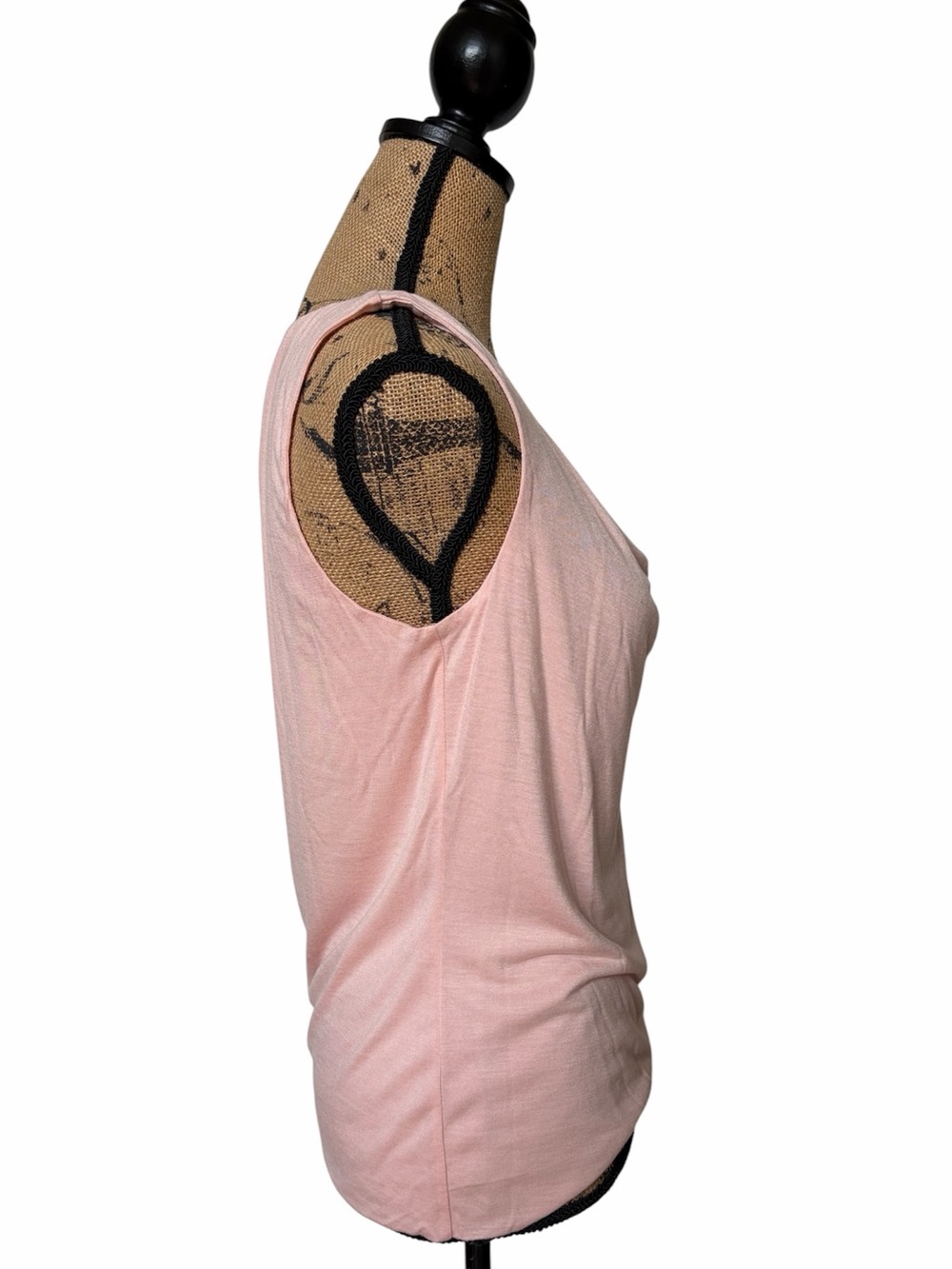 Ralph Lauren New Light Pink Draped Neckline Sleeveless Top Medium NWT - Picture 5 of 9